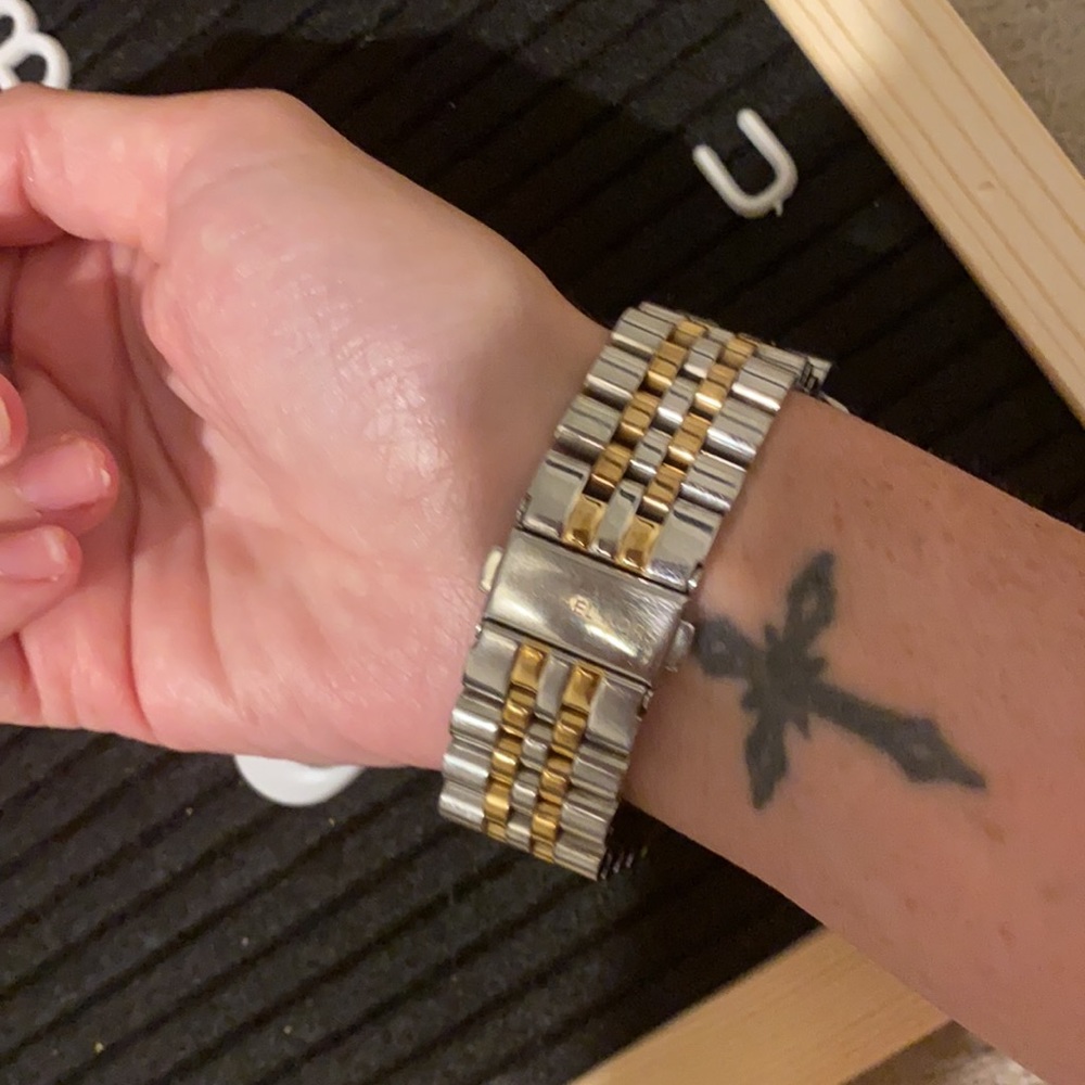 10 stars Michael Kors Lexington Chrono Watch $356 Two Tone - Picture 12 of 14